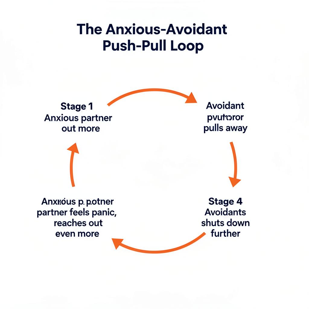 The Anxious-Avoidant Push-Pull Loop