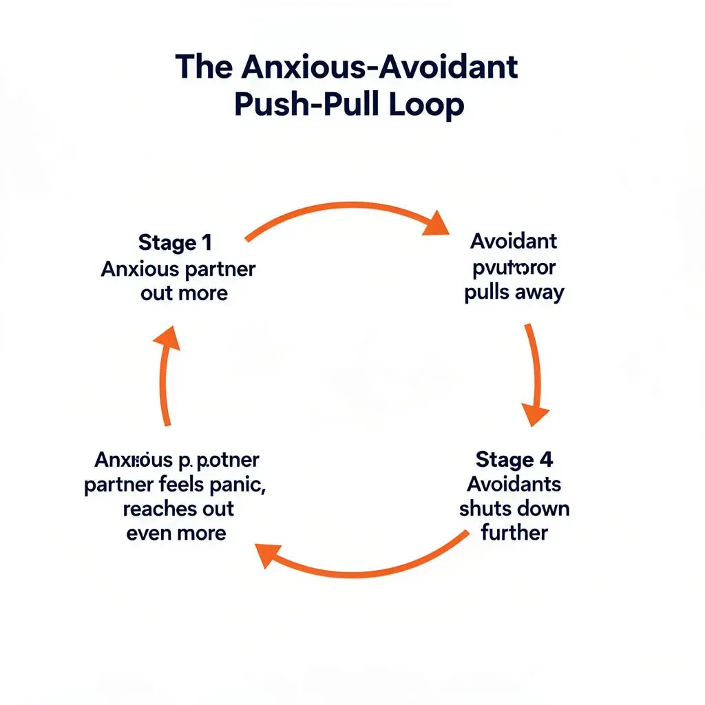The Anxious-Avoidant Push-Pull Loop
